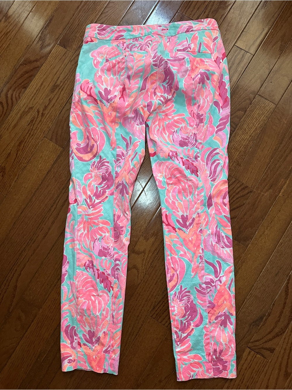 Lilly Pulitzer Poolside Blue Love Birds Kelly Pant - Picture 3 of 5